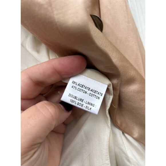 Barbara Bui Double Breasted Silk‎ Lined Blazer Jacket Peplum Detail Size 36/XS - Picture 11 of 12